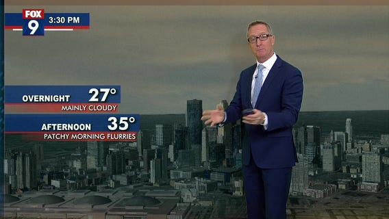 Sunday's forecast: A few more snowflakes overnight