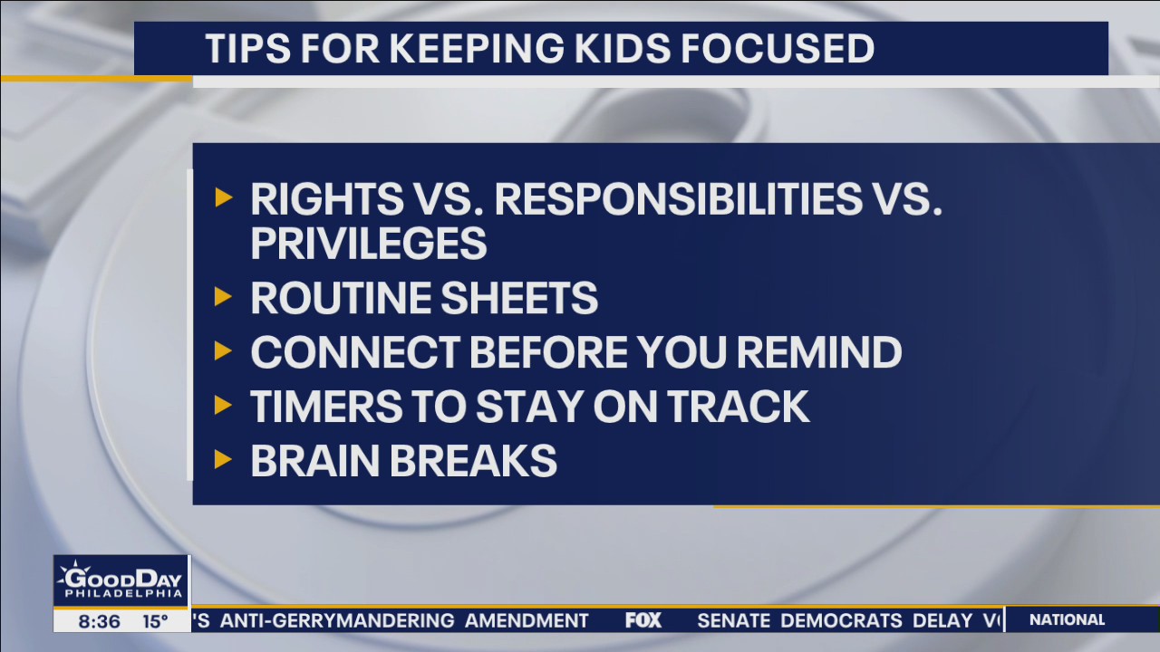 Tips for keeping kids focused
