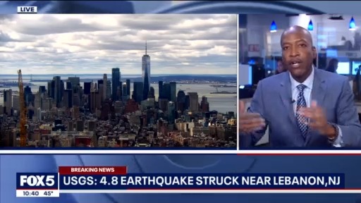 Earthquake shakes New York City area