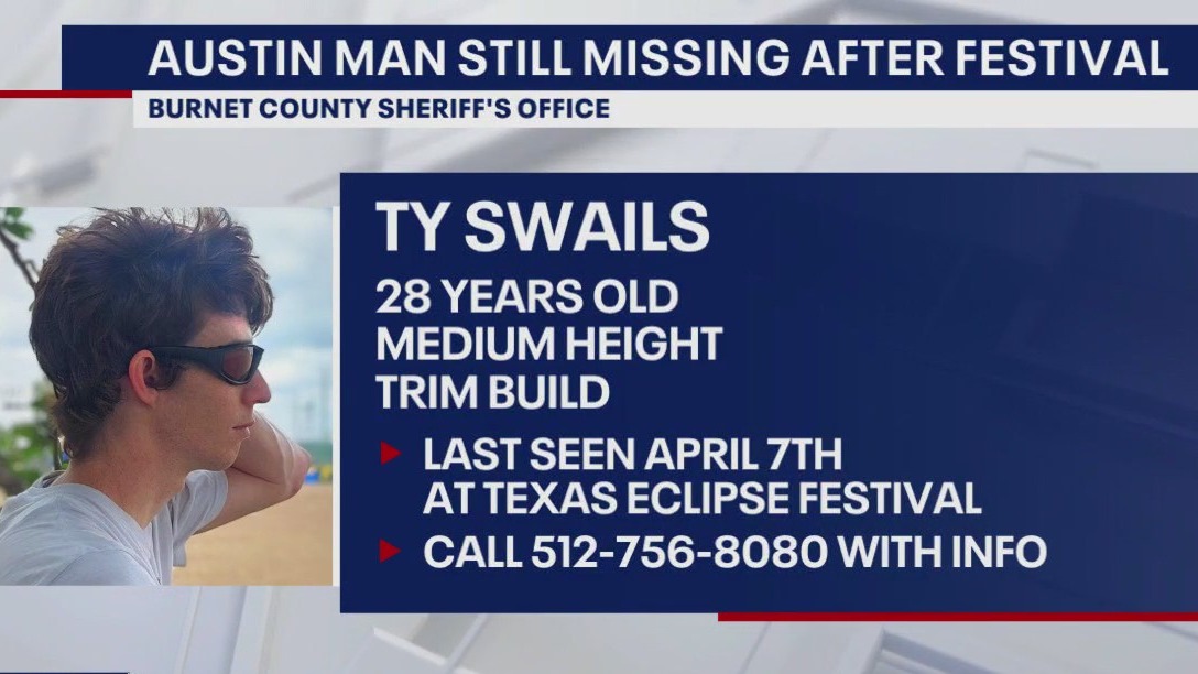 Austin man still missing after eclipse fest