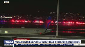 No survivors expected after DC plane, helicopter crash