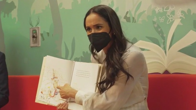 Meghan Markle visits Children's Hospital LA