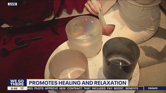 Take part in a sound bath treatment at the Away Spa inside the W Hotel