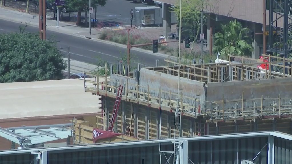 Construction in downtown, midtown Phoenix booming