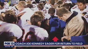 Praying coach Joe Kennedy eager to return to Bremerton HS football field