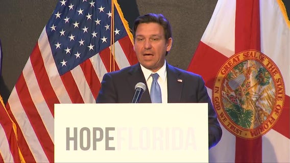Gov. Ron DeSantis highlights Hope Florida benefits