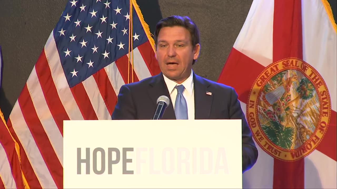 Gov. Ron DeSantis highlights Hope Florida benefits