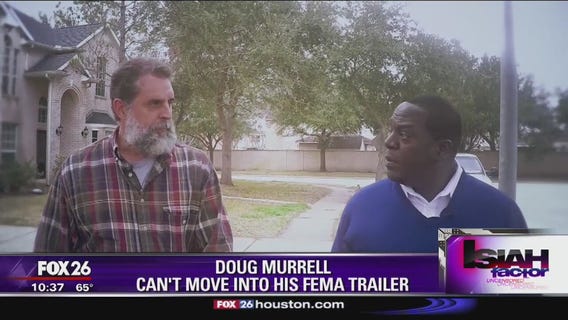 Unable to enter FEMA trailer