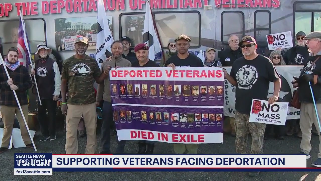 WA veterans call for release of fellow veterans detained by ICE