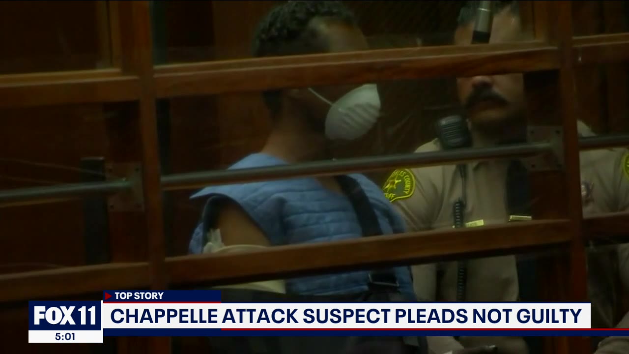 Dave Chappelle attack: Suspect pleads not guilty in Hollywood Bowl assault