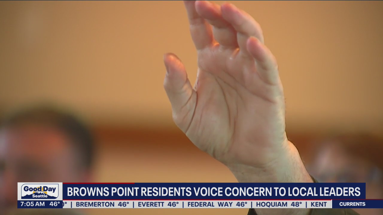 Browns Point residents voice concern to local leaders