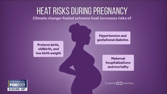 Report: Warming climate is elevating health risks for pregnant women
