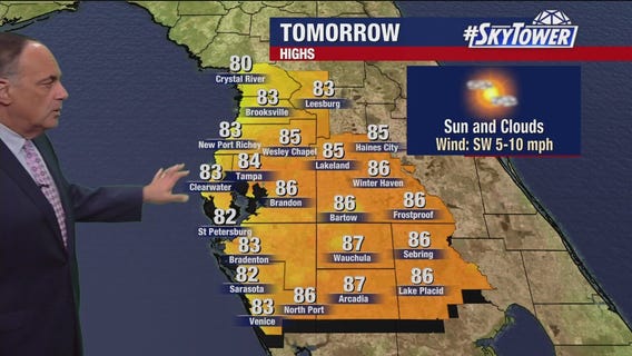 Tampa Bay weather | Mostly sunny Wednesday