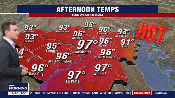 FOX 5 Weather forecast for Thursday, September 7