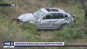 Woman rescued in Griffith Park