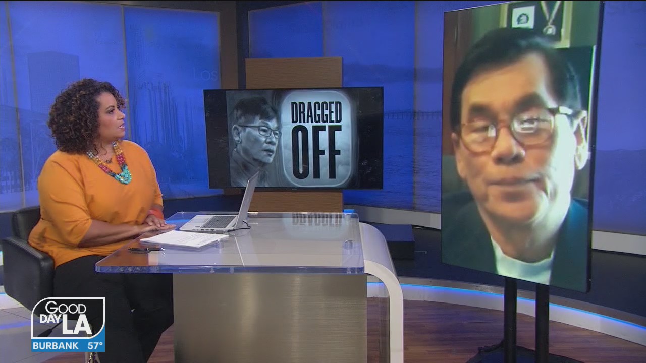 Asian doctor dragged off plane speaks out