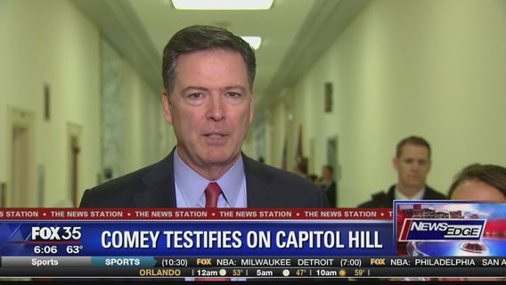 Comey testifies on Capitol Hill