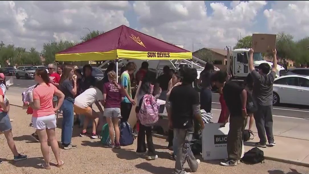 Chandler students stage gun violence protest
