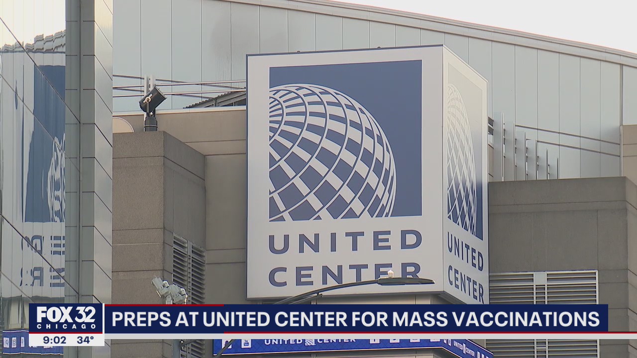 United Center makes final preparations for mass vaccination site