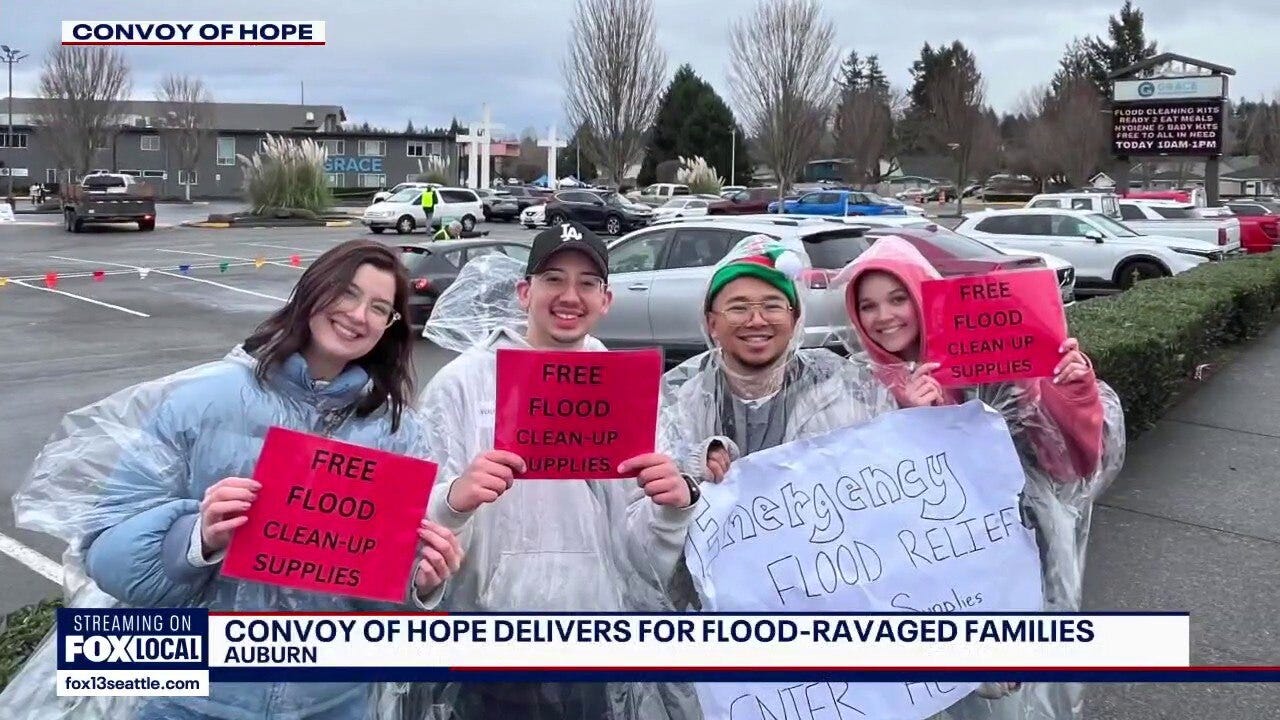 Convoy of Hope delivers aid to South Sound families impacted by floods
