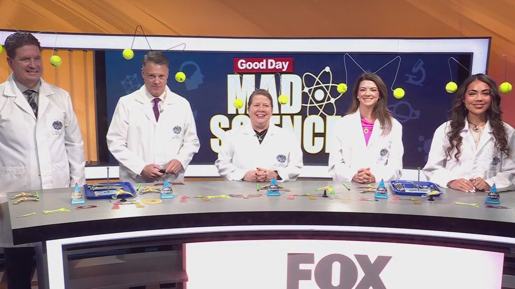 Learning about center of gravity: Mad Science