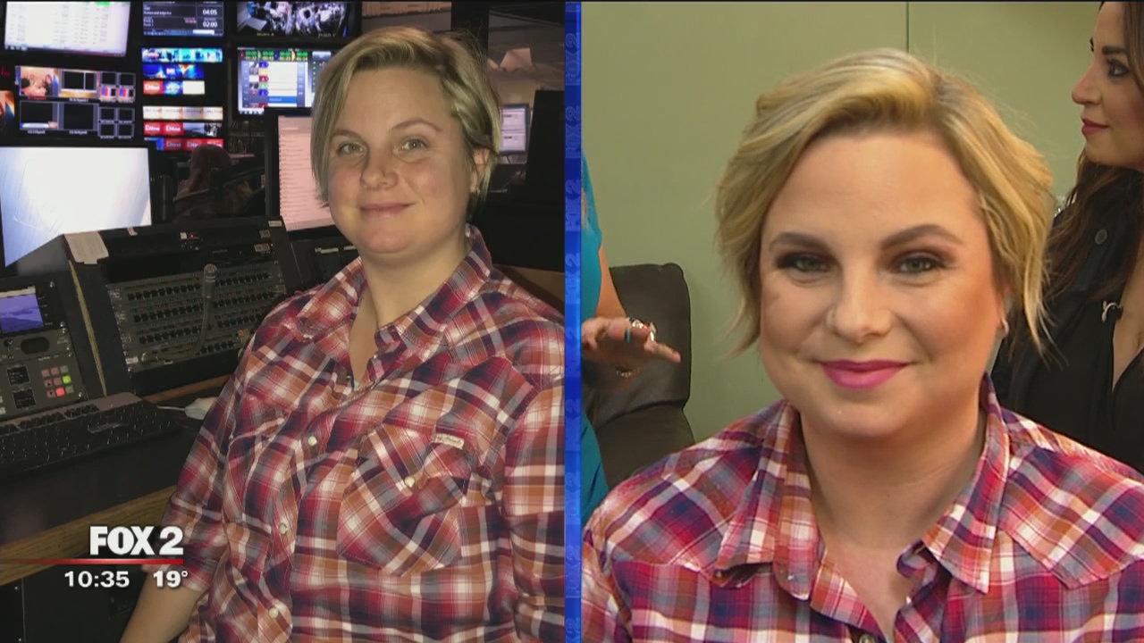 Auto Show Charity Preview hair and makeup looks