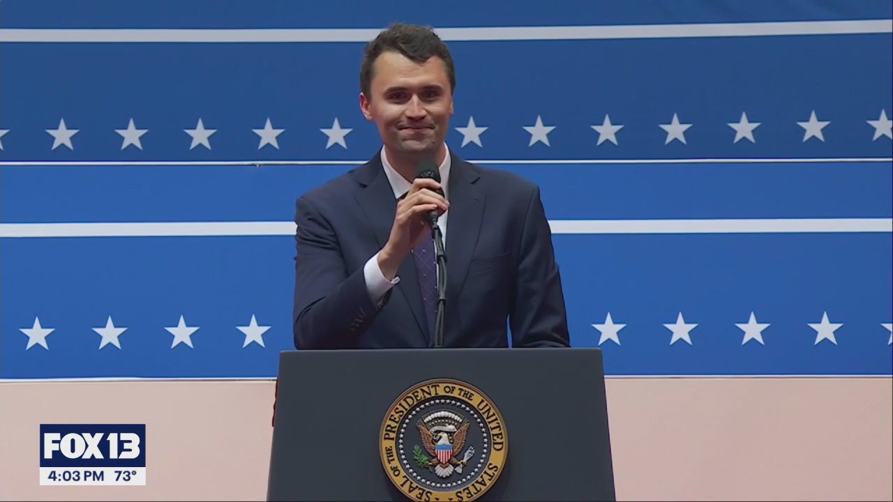 Charlie Kirk shot dead at Utah college event