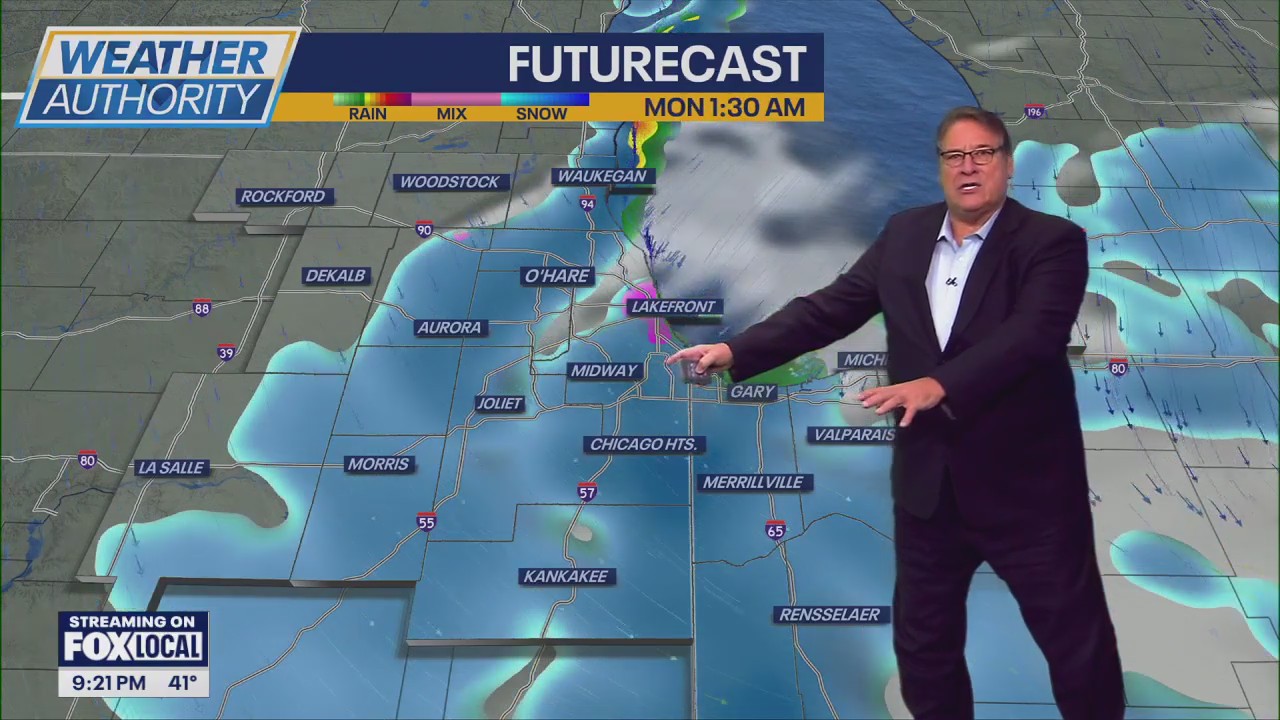 Chicago weather: Snow ahead Sunday night