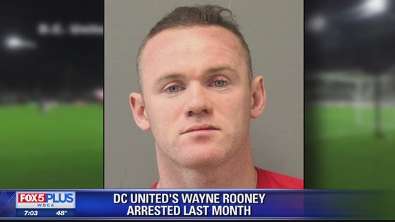 DC United soccer player Wayne Rooney arrested at Dulles