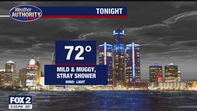 Not as hot for Wednesday, stray shower in the mix