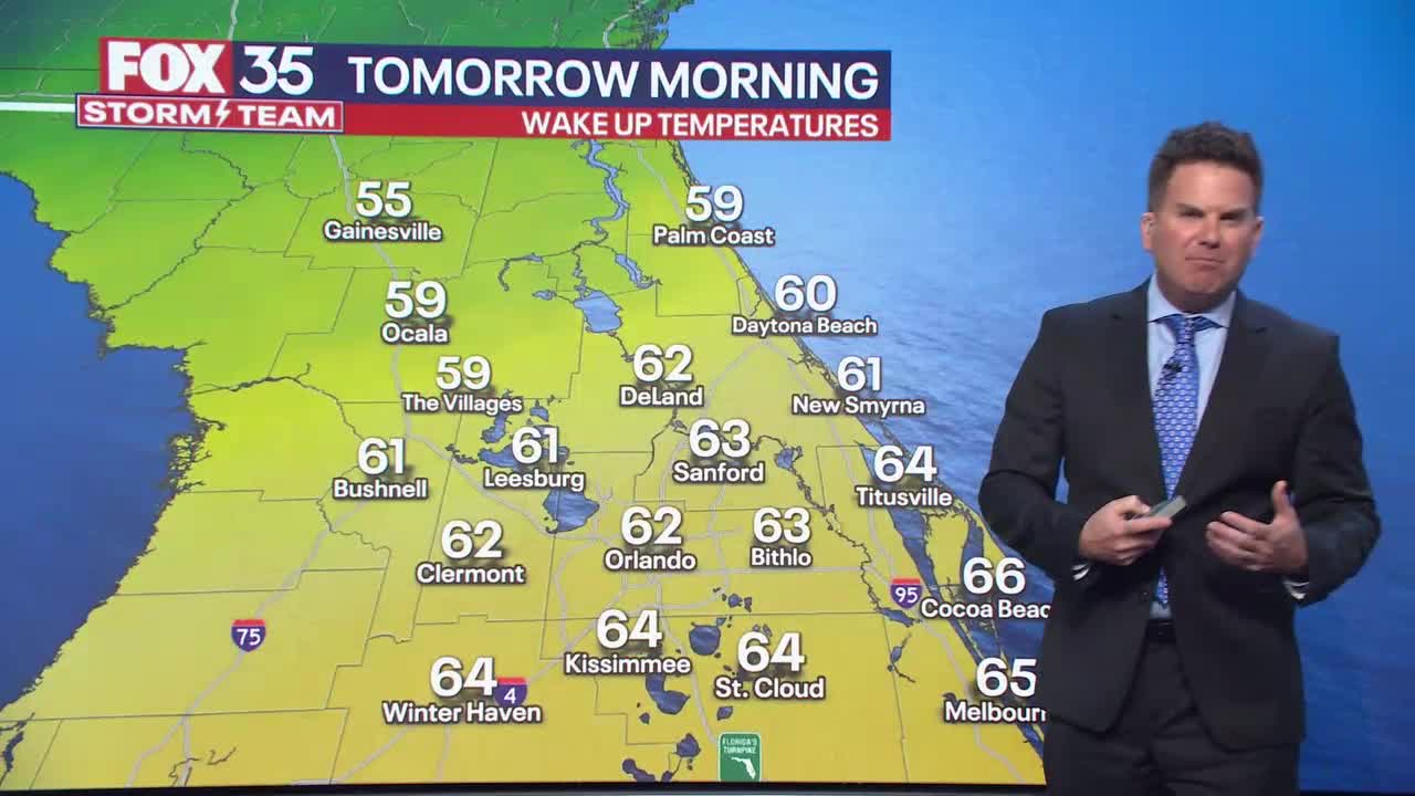 Orlando Weather: Temperatures to dip this weekend