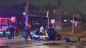 Greenfield police chase; fleeing driver crashes