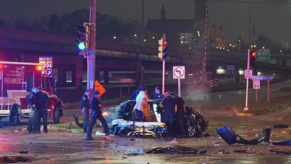 Greenfield police chase; fleeing driver crashes