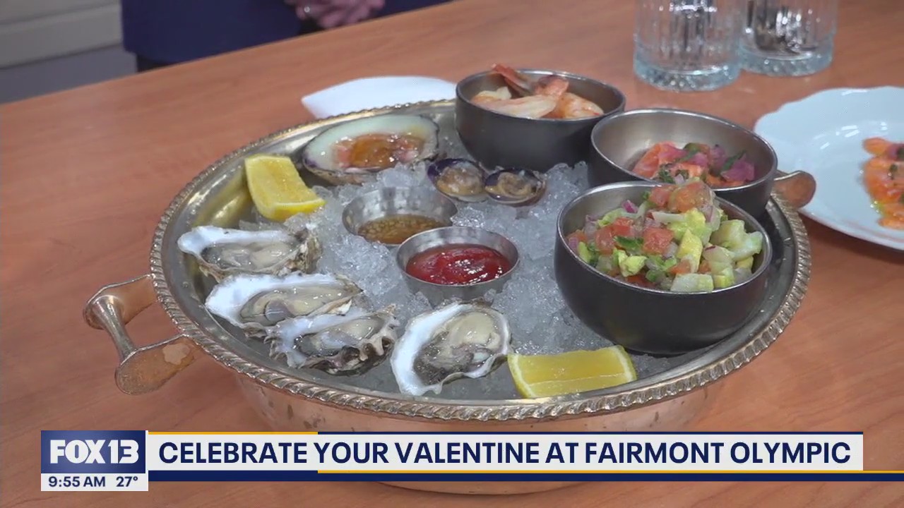Valentine's Day oysters at Fairmont Olympic
