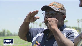 Emotional day at Riverside National Cemetery