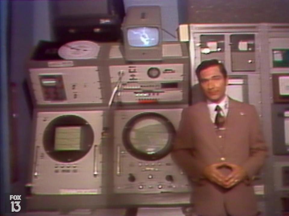 From 1975: Roy Leep tour of WTVT's weather center