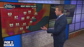 Some showers and storms are possible later today