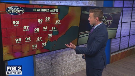 Some showers and storms are possible later today