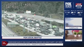 Paving project closes NB I-405 in Kirkland, causes massive delays