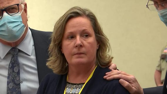 Kim Potter's reaction as guilty verdict is read in court