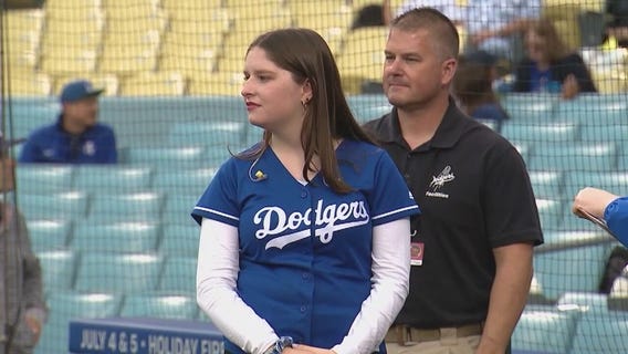 Lauren Canton honored by Dodgers