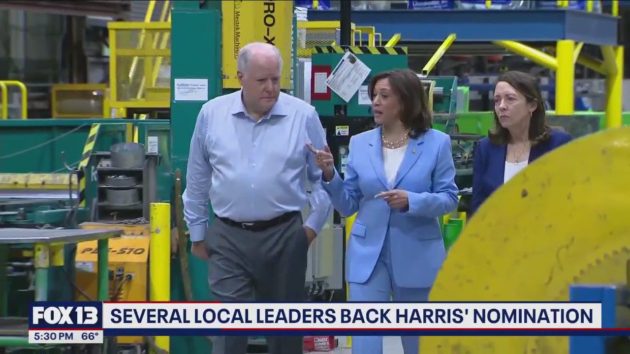 Local lawmakers endorse Kamala Harris for presidential nominee