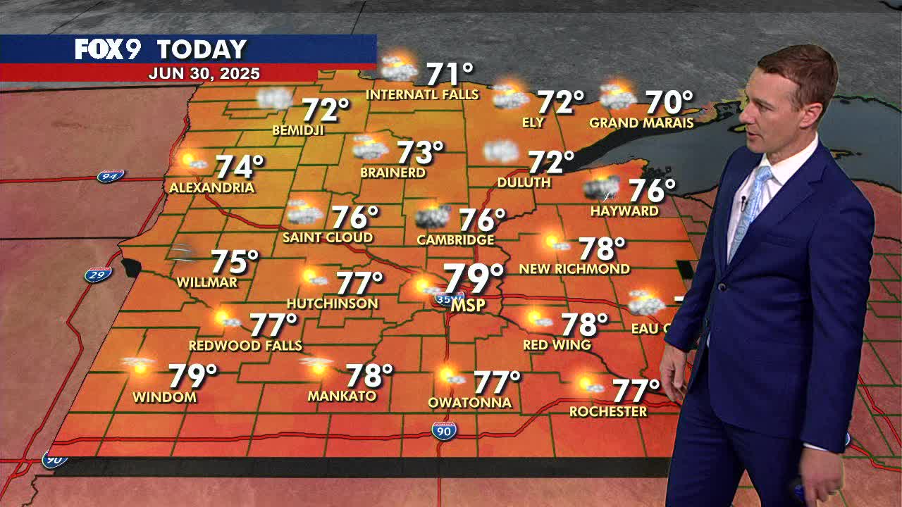 MN weather: Nice Monday, turning humid this week