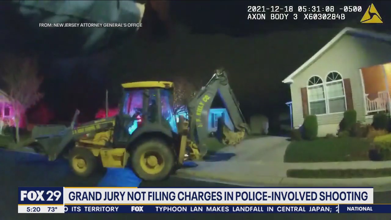 Grand jury declines charges in deadly police shooting of New Jersey man on backhoe rampage