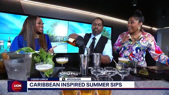 Caribbean-inspired summer sips