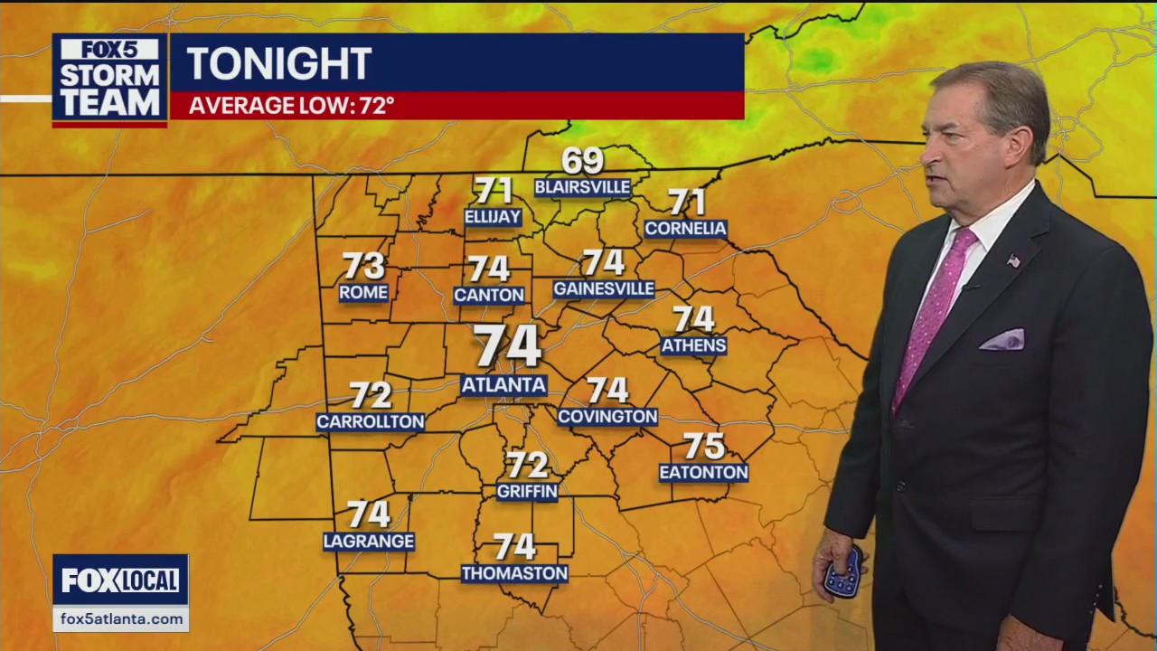 Tuesday night weather forecast