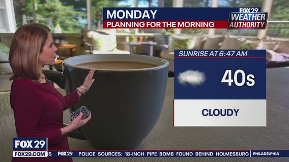 Weather Authority: 10 p.m. Sunday forecast