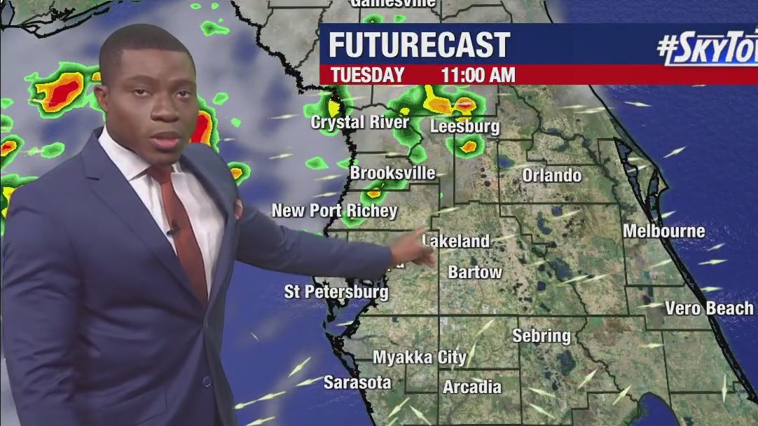 Tuesday morning forecast