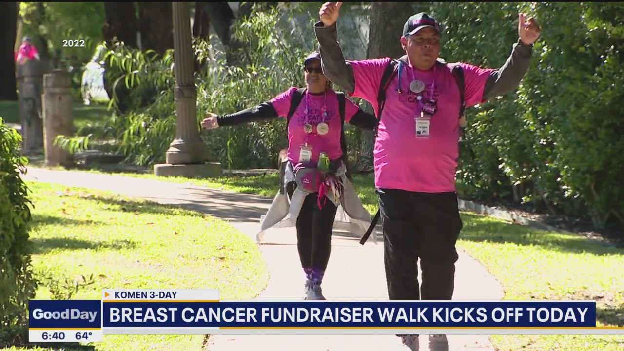 Breast cancer fundraiser walk kicks off in Dallas
