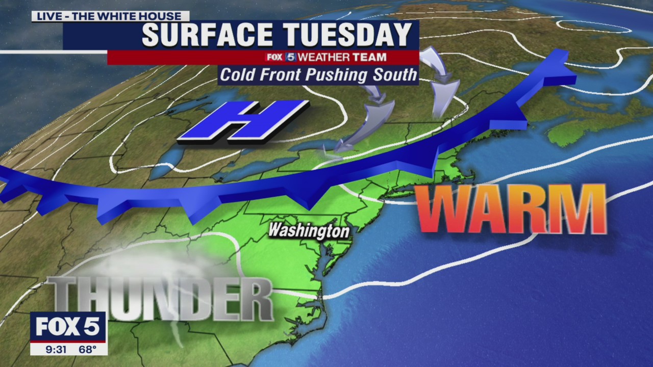 FOX 5 Weather forecast for Tuesday, September 28